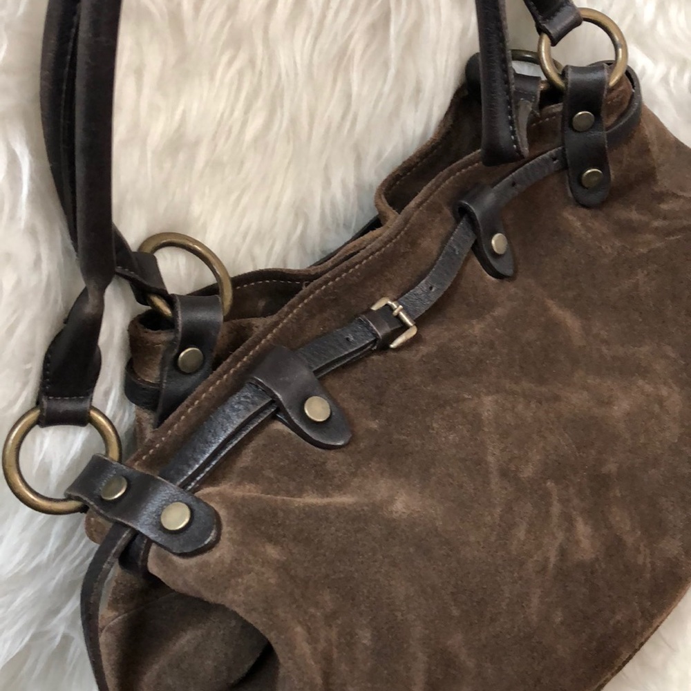 Maurizio Taiuti Italy Suede Leather Purse - Picture 7 of 10